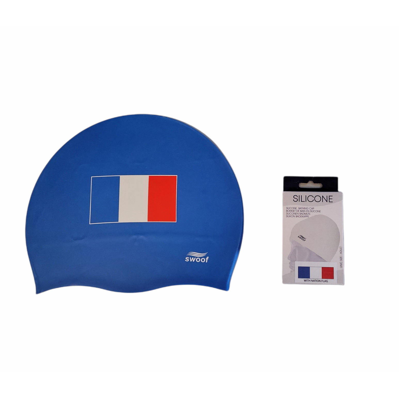 de bain drapeau national en silicone Swimart